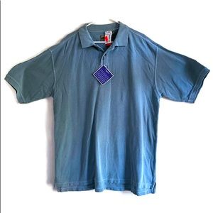 Sriracha Trails XL Men's Polo Shirt, Light Blue